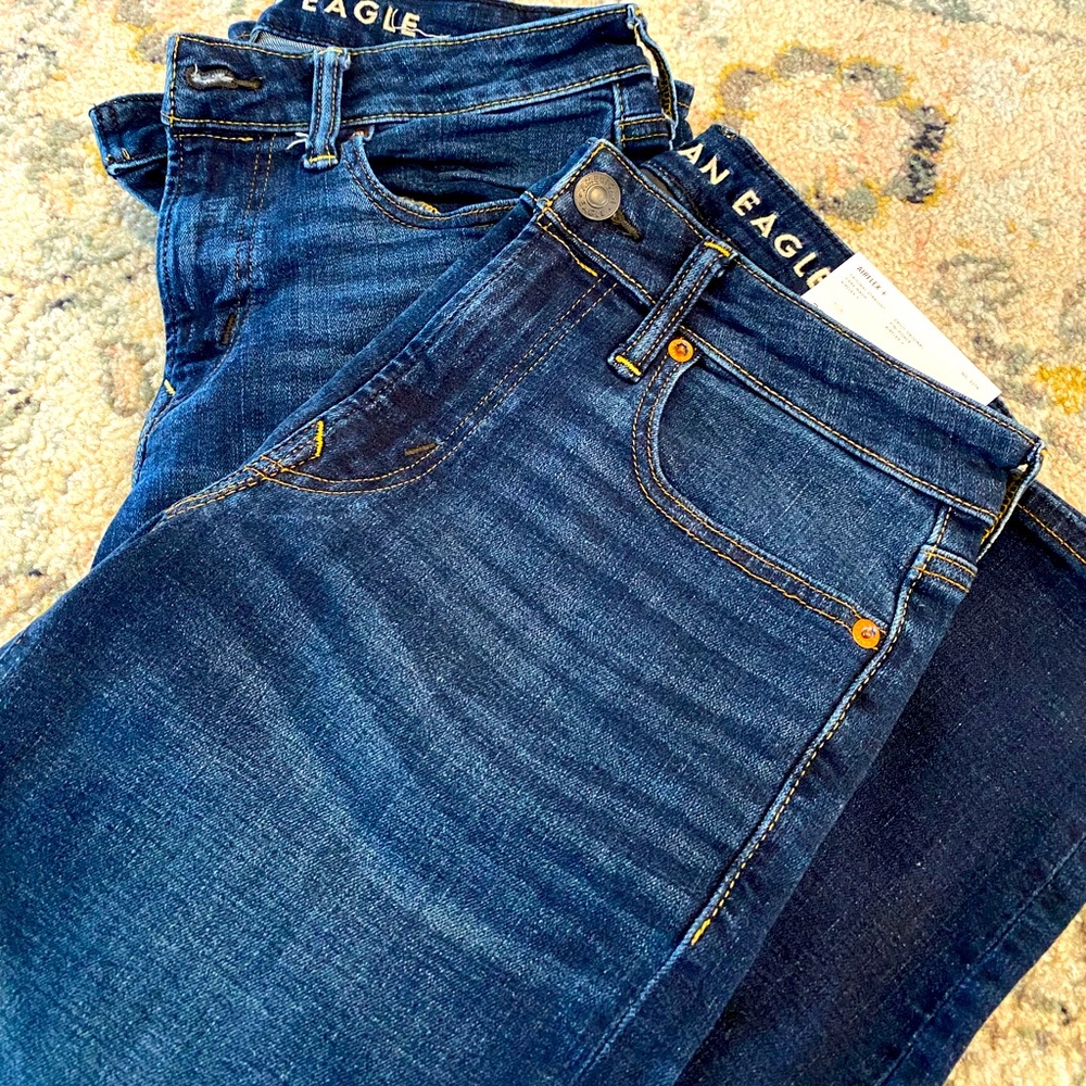 2 pair American Eagle jeans